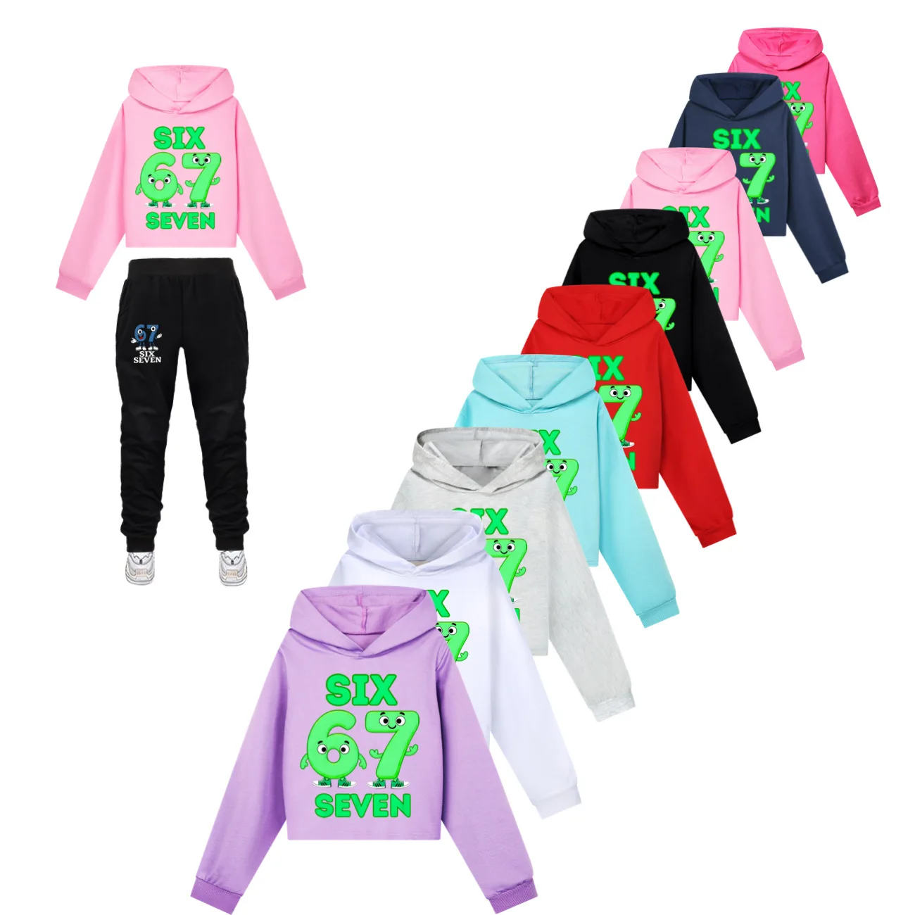 Six Seven Steal a Brainrot Hoodies Sweatshirts Child Clothing Sets Child Girl Tops +Pants 2 Pcs Suits Kids Teens Tracksuits Set
Six Seven Steal a Brainrot Hoodies Sweatshirts Child Clothing Sets Child Girl Tops +Pants 2 Pcs Suits Kids Teens Tracksuits Set
