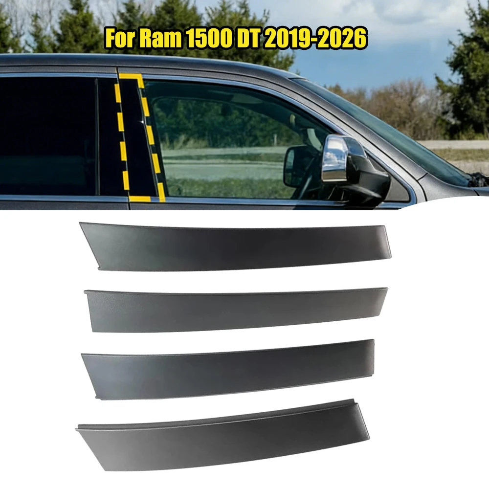 Matte Black Car Door Window B Pillar Posts Trim Molding Cover for Ram 1500 DT 2019 2020 2021 2022 2023 2024 2025 2026 68292929AD
Matte Black Car Door Window B Pillar Posts Trim Molding Cover for Ram 1500 DT 2019 2020 2021 2022 2023 2024 2025 2026 68292929AD