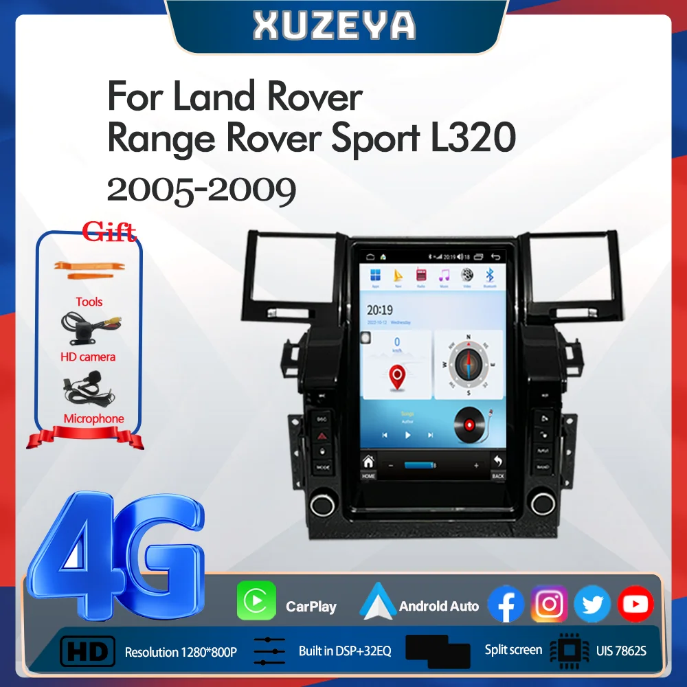 12.1-inch Android 13 for Rang Rover Sport L320 2005-2009 GPS Navigation Radio Carplay 4G Multimedia Player
12.1-inch Android 13 for Rang Rover Sport L320 2005-2009 GPS Navigation Radio Carplay 4G Multimedia Player