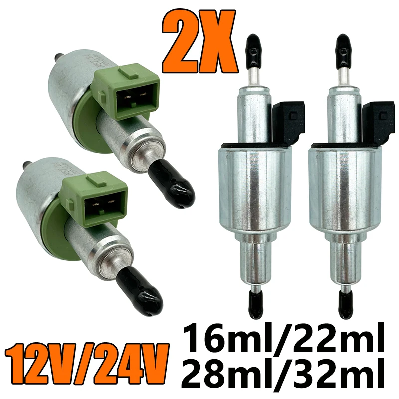 2X 12V 24V 2-5KW Car Air Diesel Parking Heater Oil Fuel Pump For Webasto Eberspacher Truck Heater Pulse Meter Pump 16/22/28/32ML
2X 12V 24V 2-5KW Car Air Diesel Parking Heater Oil Fuel Pump For Webasto Eberspacher Truck Heater Pulse Meter Pump 16/22/28/32ML