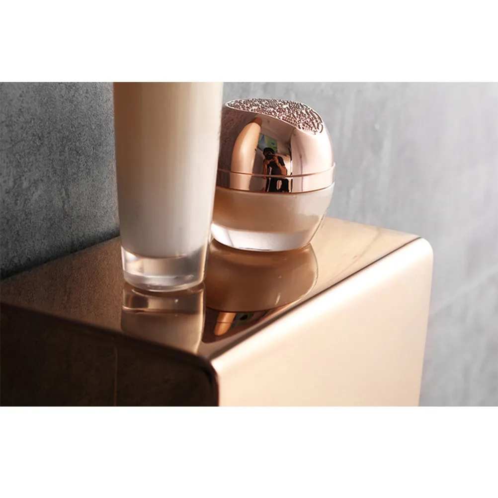 Stainless Steel Tissue Box Holder Rose Gold Wall Mounted Bathroom Storage Organizer Double Roll Toilet Paper Holder For
Stainless Steel Tissue Box Holder Rose Gold Wall Mounted Bathroom Storage Organizer Double Roll Toilet Paper Holder For