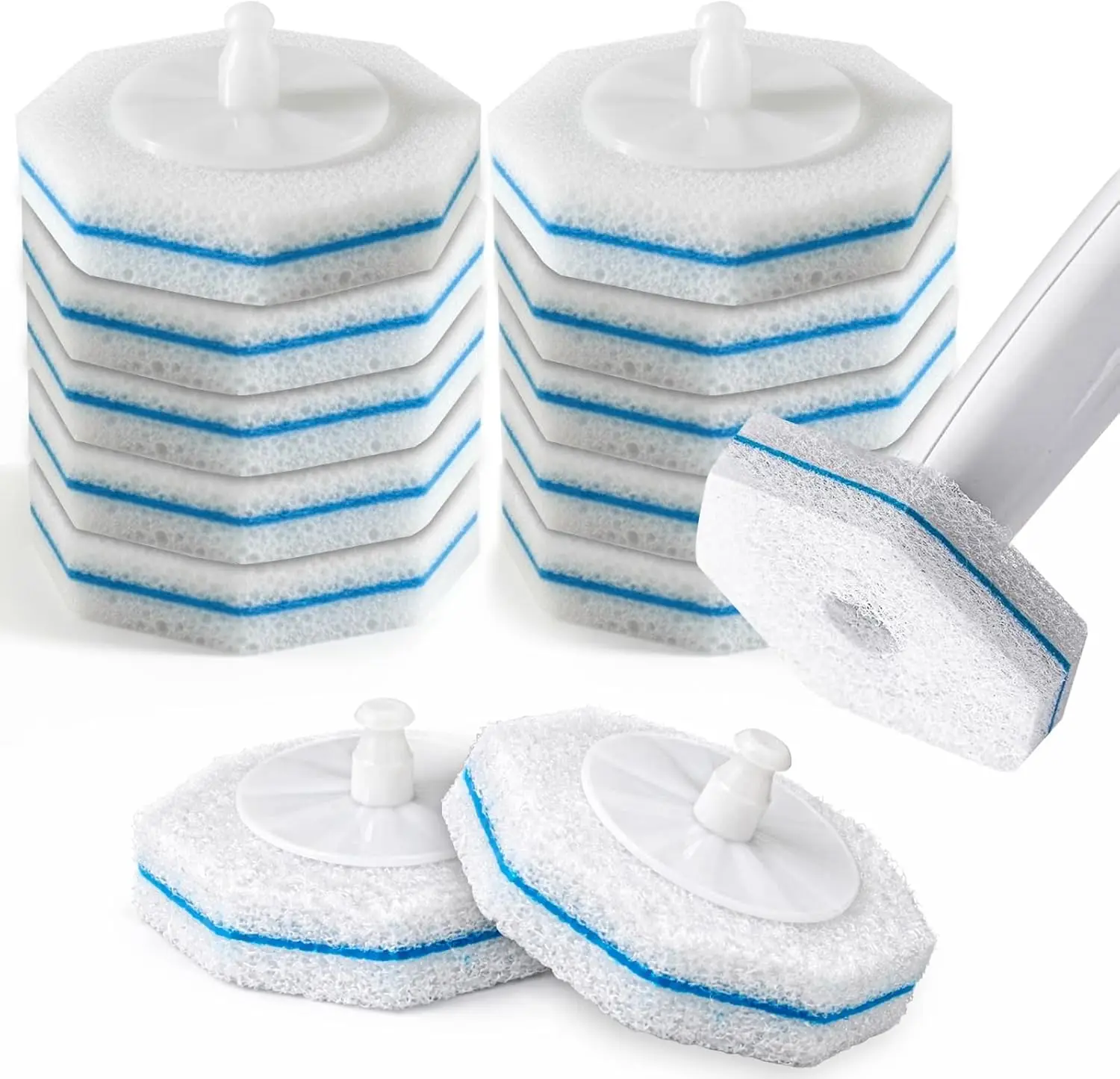 10 Count Toilet Wand Refills, Compatible with Most Standard Handles, Disposable Bowl Cleaner Pads, No-Touch Design, Strong & Durable
10 Count Toilet Wand Refills, Compatible with Most Standard Handles, Disposable Bowl Cleaner Pads, No-Touch Design, Strong & Durable