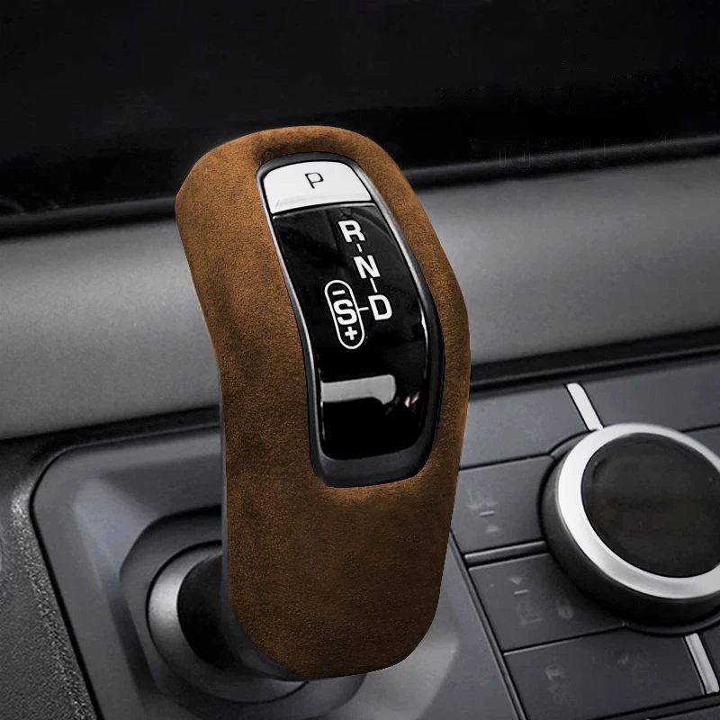 Alcantara Suede Gear Shift Knob Cover Stick Head Protector Car Interior Accessories Auto Trim For Land Rover Defender 2020-2025 
Alcantara Suede Gear Shift Knob Cover Stick Head Protector Car Interior Accessories Auto Trim For Land Rover Defender 2020-2025