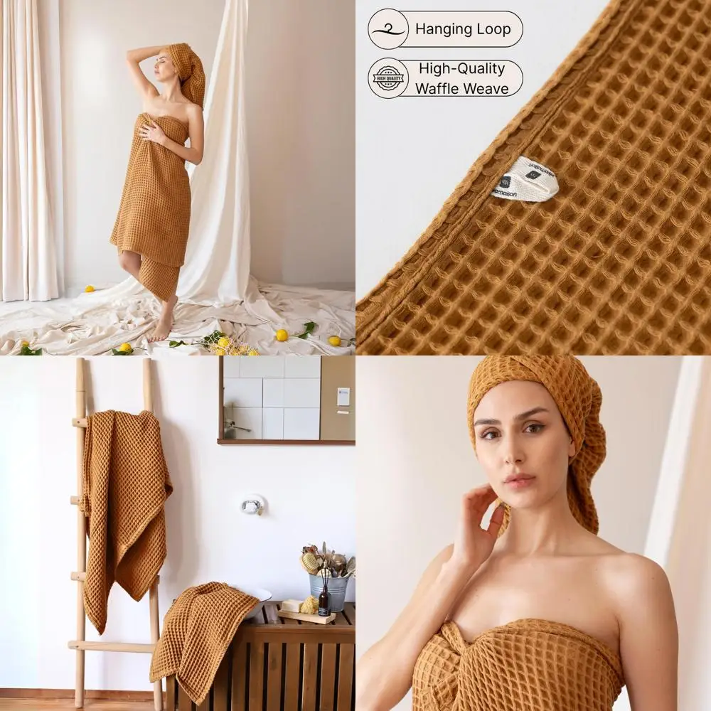 Роскошный набор турецких хлопковых банных полотенец из 2 шт., большие 35x71 дюймов, карамельный цвет, простыни премиум-качества
Роскошный набор турецких хлопковых банных полотенец из 2 шт., большие 35x71 дюймов, карамельный цвет, простыни премиум-качества