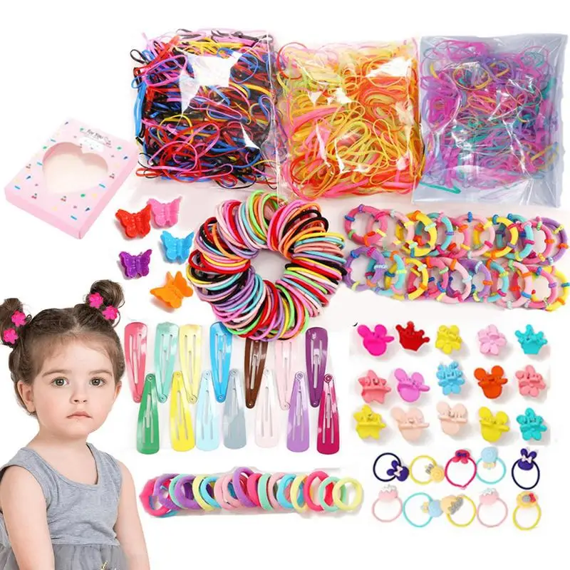 785 PCS Soft Elastic Ties Assorted Hair Ties With Hair Clips Daily Scrunchies Hair Accessories Set Hair Styling Tools For Girls
785 PCS Soft Elastic Ties Assorted Hair Ties With Hair Clips Daily Scrunchies Hair Accessories Set Hair Styling Tools For Girls