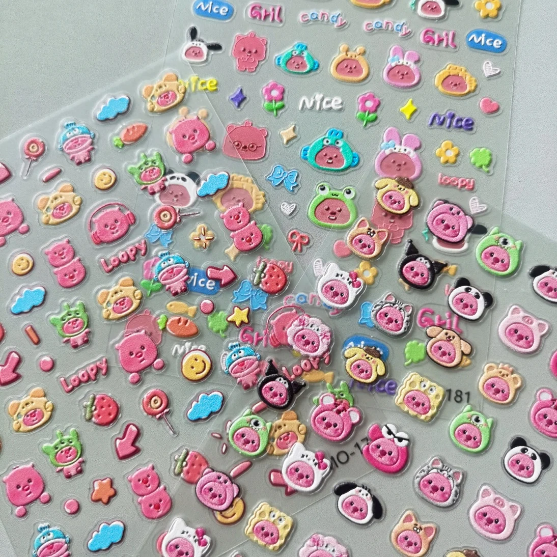 1 Sheet Cute Ruby Loopy Little Beaver ThreCUTEe-dimensional Relief 5D Nail Sticker with Adhesive Self-adhesive Nail Decoration
1 Sheet Cute Ruby Loopy Little Beaver ThreCUTEe-dimensional Relief 5D Nail Sticker with Adhesive Self-adhesive Nail Decoration