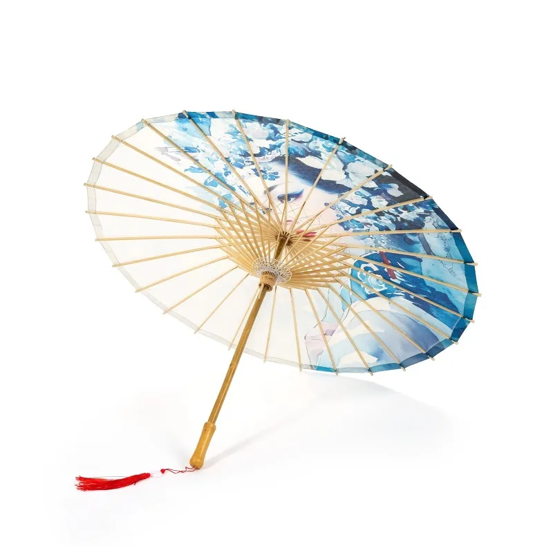 Guofeng merchandise oil-paper umbrella, rainproof and sunscreen practical traditional oil-paper umbrella
Guofeng merchandise oil-paper umbrella, rainproof and sunscreen practical traditional oil-paper umbrella
