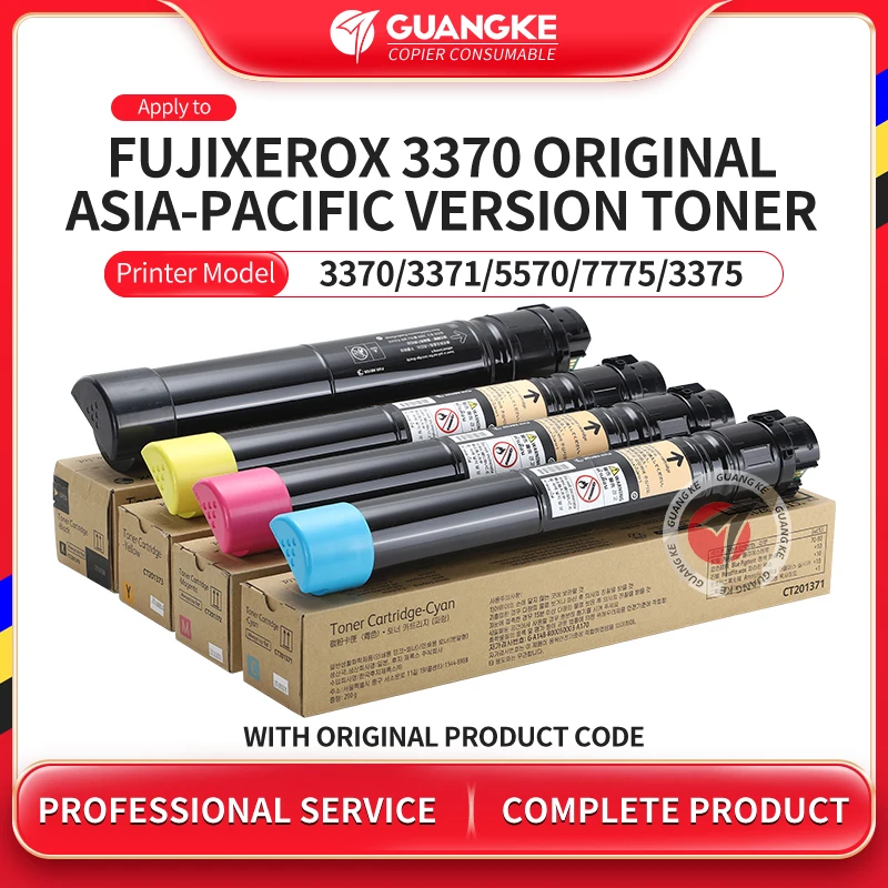 Original Toner Cartridge CT201370 CT201371 CT201372 CT201373 For Xerox DocuCentre IV C2270 C2275 C3370 C4470 C5570 CMYK
Original Toner Cartridge CT201370 CT201371 CT201372 CT201373 For Xerox DocuCentre IV C2270 C2275 C3370 C4470 C5570 CMYK