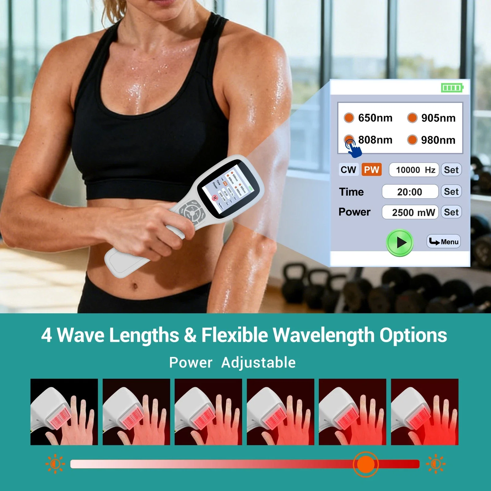 Новое усовершенствованное устройство для холодной лазерной терапии ZJZK с красным и ближним инфракрасным светом для снятия боли, уменьшения воспалений и восстановления после травм мышц
Новое усовершенствованное устройство для холодной лазерной терапии ZJZK с красным и ближним инфракрасным светом для снятия боли, уменьшения воспалений и восстановления после травм мышц