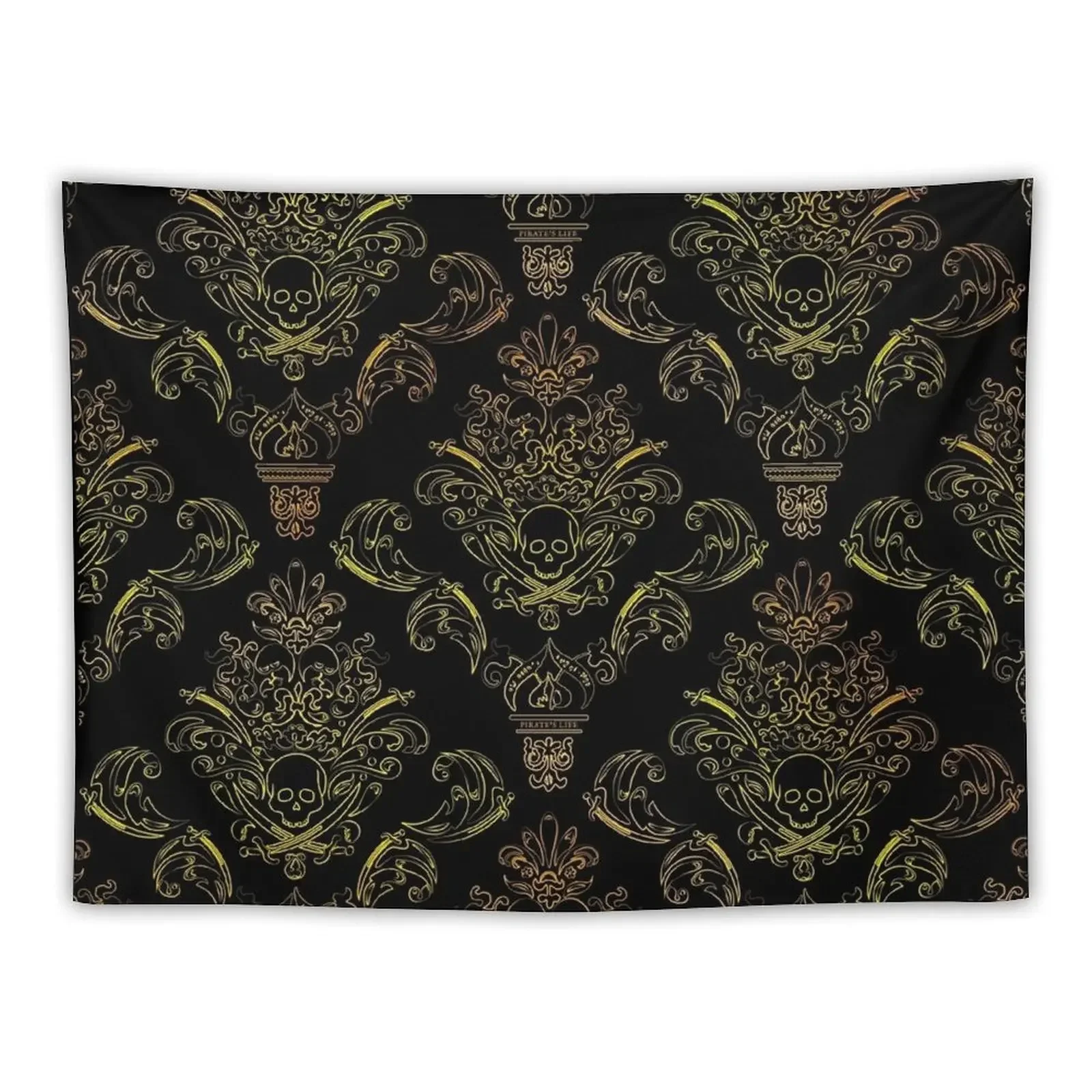 Gold Pirate Damask Pattern Tapestry Room Ornaments Bedroom Decor Cute Decor Room Decorating Aesthetic Tapestry
Gold Pirate Damask Pattern Tapestry Room Ornaments Bedroom Decor Cute Decor Room Decorating Aesthetic Tapestry