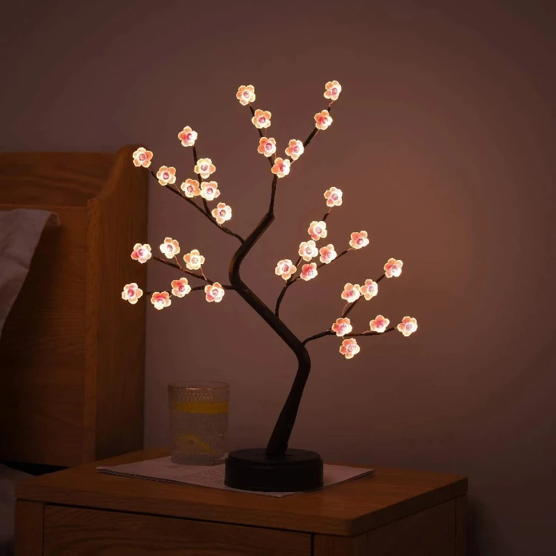 Room Decoration Night Lights Christmas Tree LED Table Lamps Creative Copper Wire Pearl Tree Night Lights Gift Romantic Lights
Room Decoration Night Lights Christmas Tree LED Table Lamps Creative Copper Wire Pearl Tree Night Lights Gift Romantic Lights