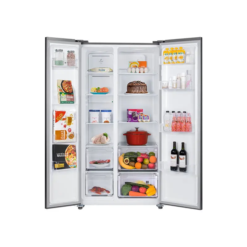 540L Double Door Air Cooled Frost Free Technology Refrigerator Home Appliance Kitchen Fridge Freezer for Home Kitchen Smart
540L Double Door Air Cooled Frost Free Technology Refrigerator Home Appliance Kitchen Fridge Freezer for Home Kitchen Smart