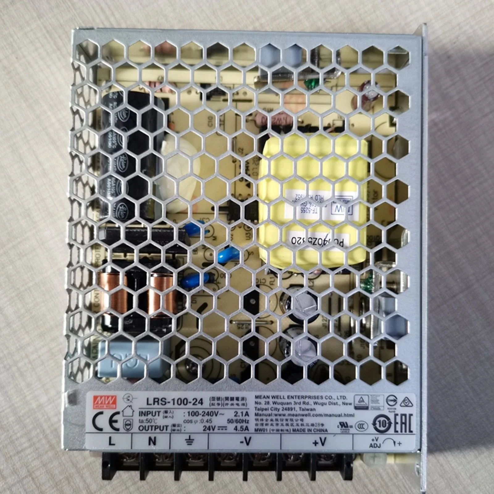 Switching power supply NES-100-24 new model LRS-100-24
Switching power supply NES-100-24 new model LRS-100-24