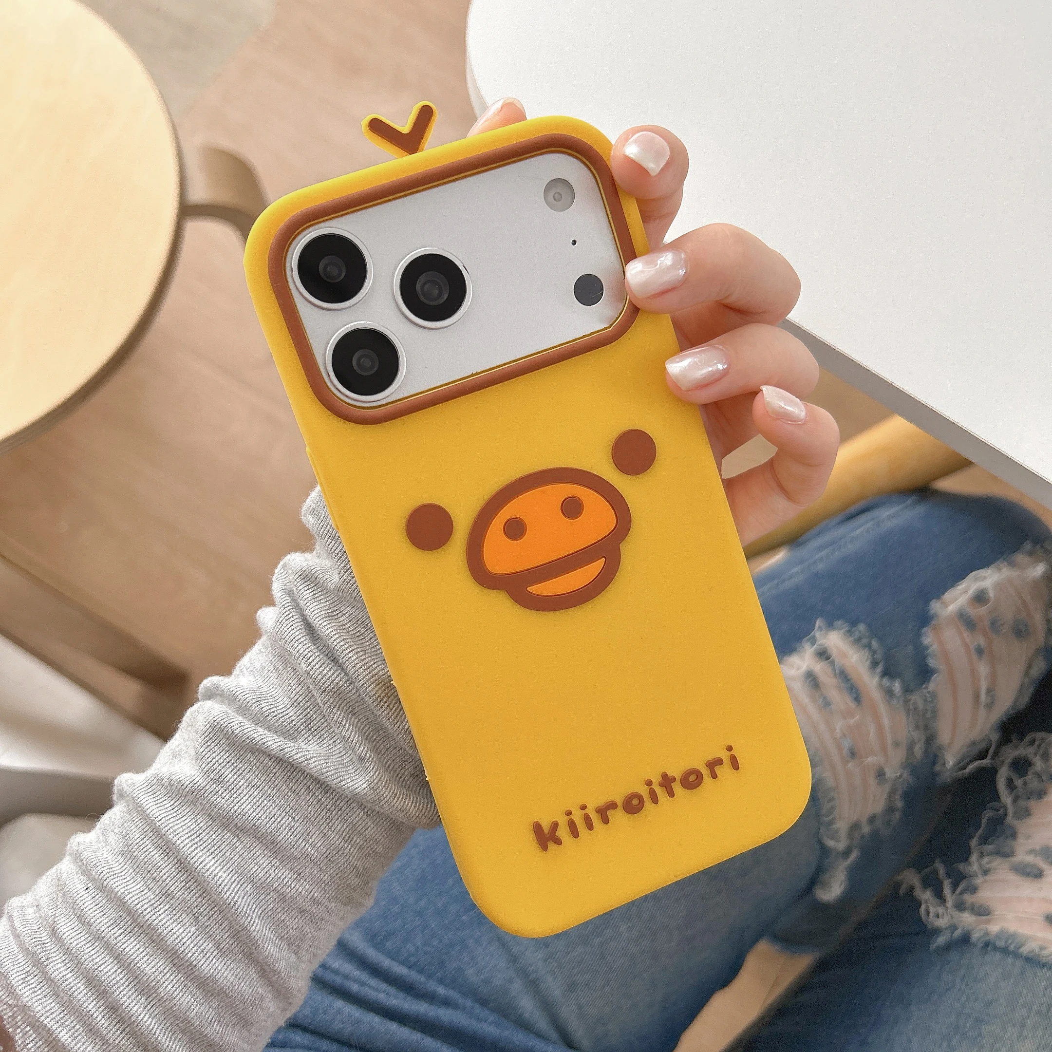 Kawaii 3D Cartoon Yellow Chick Phone Case For iPhone 17 Pro Max 16 Plus 16 Pro Max Cute Soft Silicone Shockproof Back Cover
Kawaii 3D Cartoon Yellow Chick Phone Case For iPhone 17 Pro Max 16 Plus 16 Pro Max Cute Soft Silicone Shockproof Back Cover