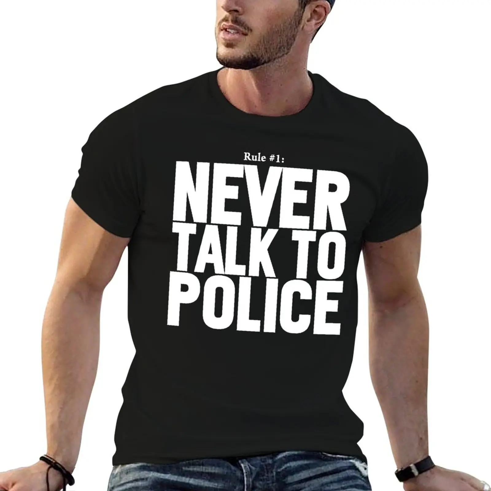 Never man t Rule for T-Shirt To shirt Police shirts anime t cotton Talk #1: man
Never man t Rule for T-Shirt To shirt Police shirts anime t cotton Talk #1: man