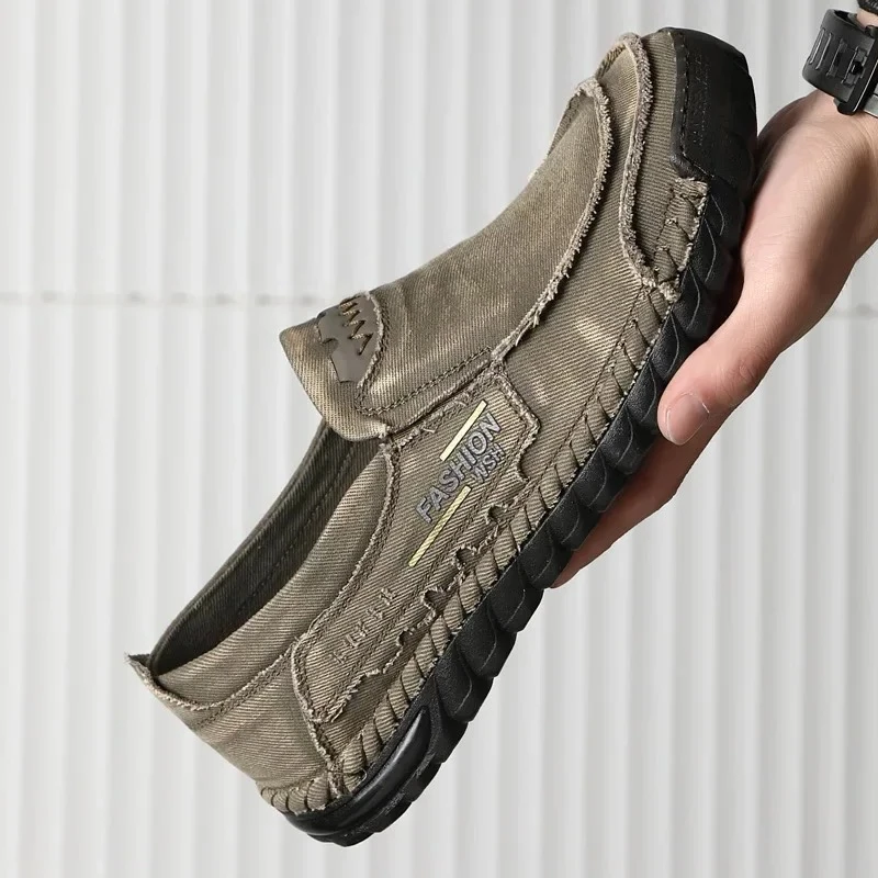 Men Canvas Shoes Breathable Comfortable Outdoor Slip on Walking Sneakers Classic Loafers for Men Flats Zapatos De Hombre
Men Canvas Shoes Breathable Comfortable Outdoor Slip on Walking Sneakers Classic Loafers for Men Flats Zapatos De Hombre