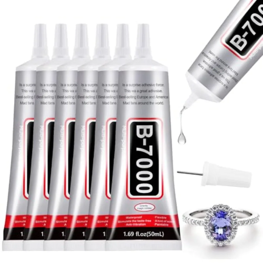 6 PCS 50ml B7000 Glue Clear with Precision Tip, Bedazzling Glue, Rhinestone Glues, Craft Glues, Jewelry Making, Nail Art, DIY,
6 PCS 50ml B7000 Glue Clear with Precision Tip, Bedazzling Glue, Rhinestone Glues, Craft Glues, Jewelry Making, Nail Art, DIY,