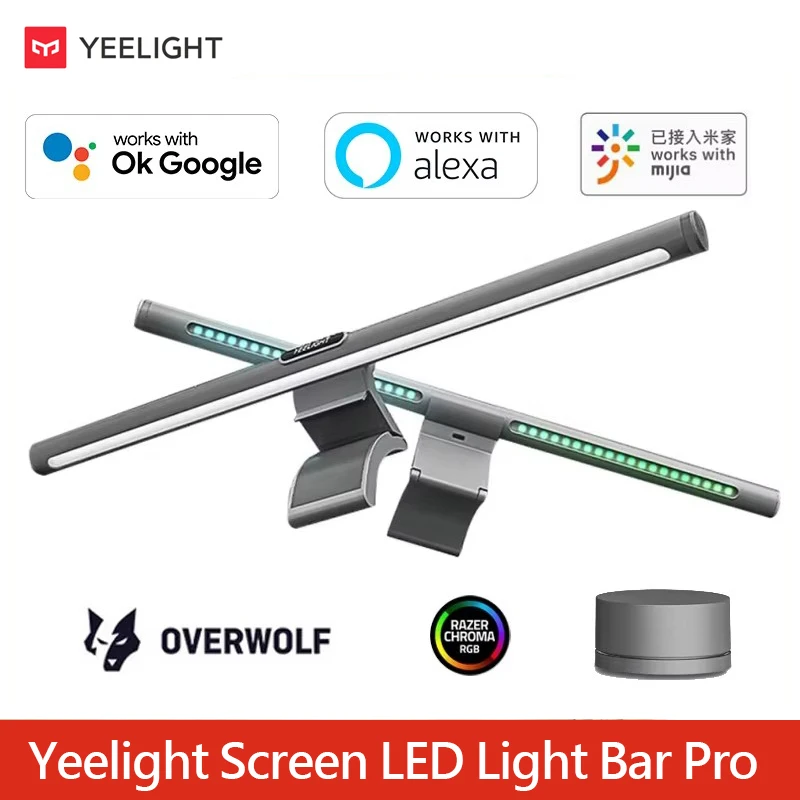 YEELIGHT Screen Bar Pro Smart PC USB Monitor Hanging Light RGB Ambient Light Game Sync For Mi Home Google Alexa app control
YEELIGHT Screen Bar Pro Smart PC USB Monitor Hanging Light RGB Ambient Light Game Sync For Mi Home Google Alexa app control