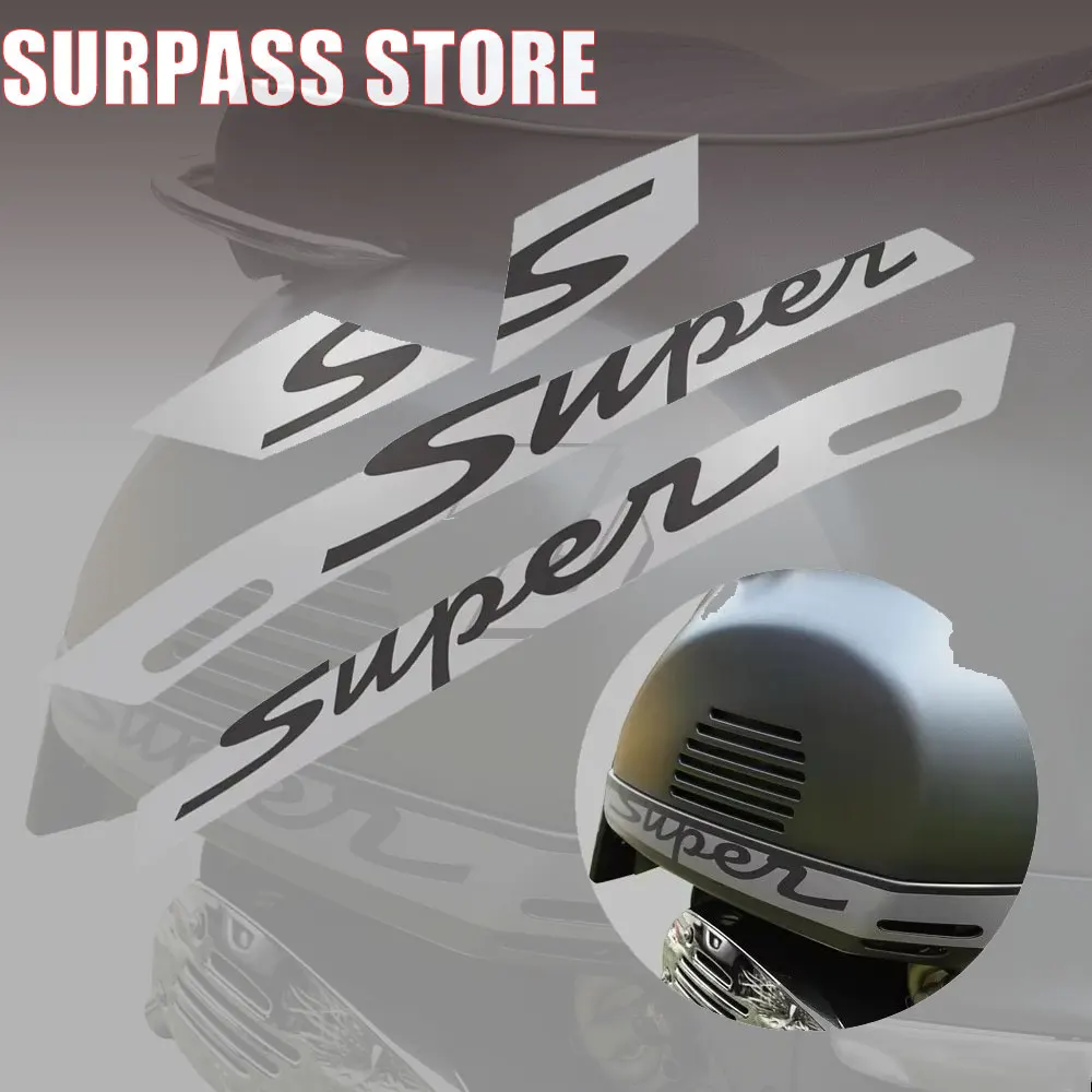 Motorcycle accessories For Vespa GTS 300 GTS300 Super Sport Motorcycle Decal "Super" Sticker
Motorcycle accessories For Vespa GTS 300 GTS300 Super Sport Motorcycle Decal "Super" Sticker
