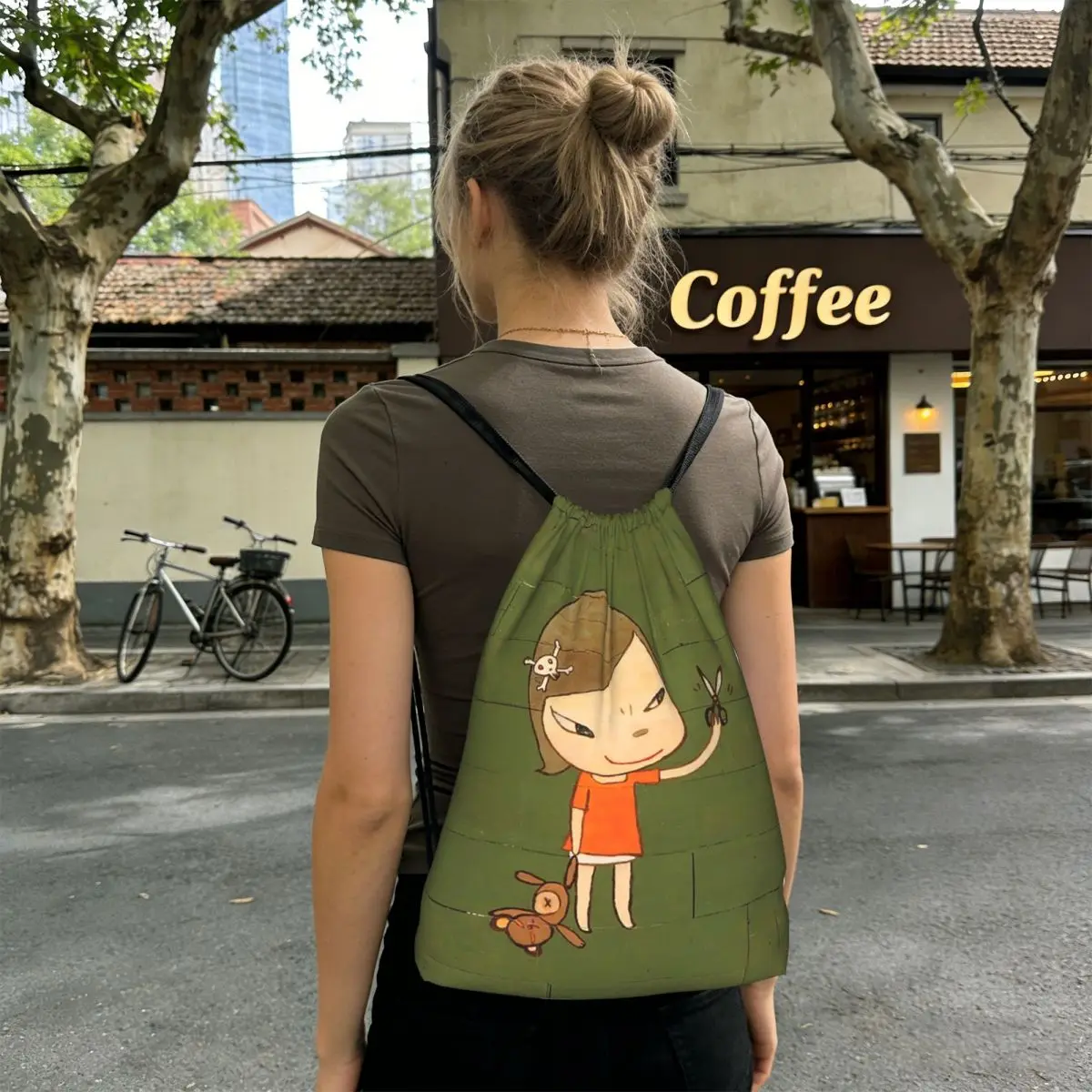 Yoshitomo Nara Backpacks Portable Drawstring Bags Sports Bag Book Bags for Man Woman Students
Yoshitomo Nara Backpacks Portable Drawstring Bags Sports Bag Book Bags for Man Woman Students