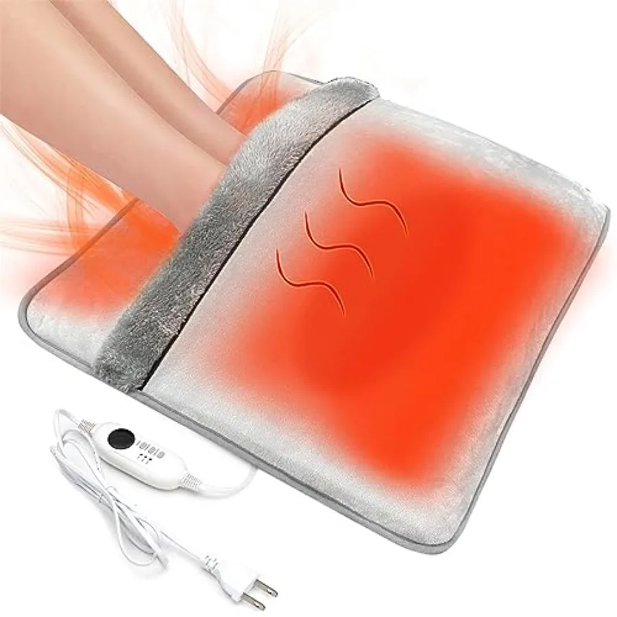 Double Sided Feet Warmer with LCD Display, Electric Feet Heating Pads for Women and Man with Non-Slip and Machine Washable, Ele
Double Sided Feet Warmer with LCD Display, Electric Feet Heating Pads for Women and Man with Non-Slip and Machine Washable, Ele