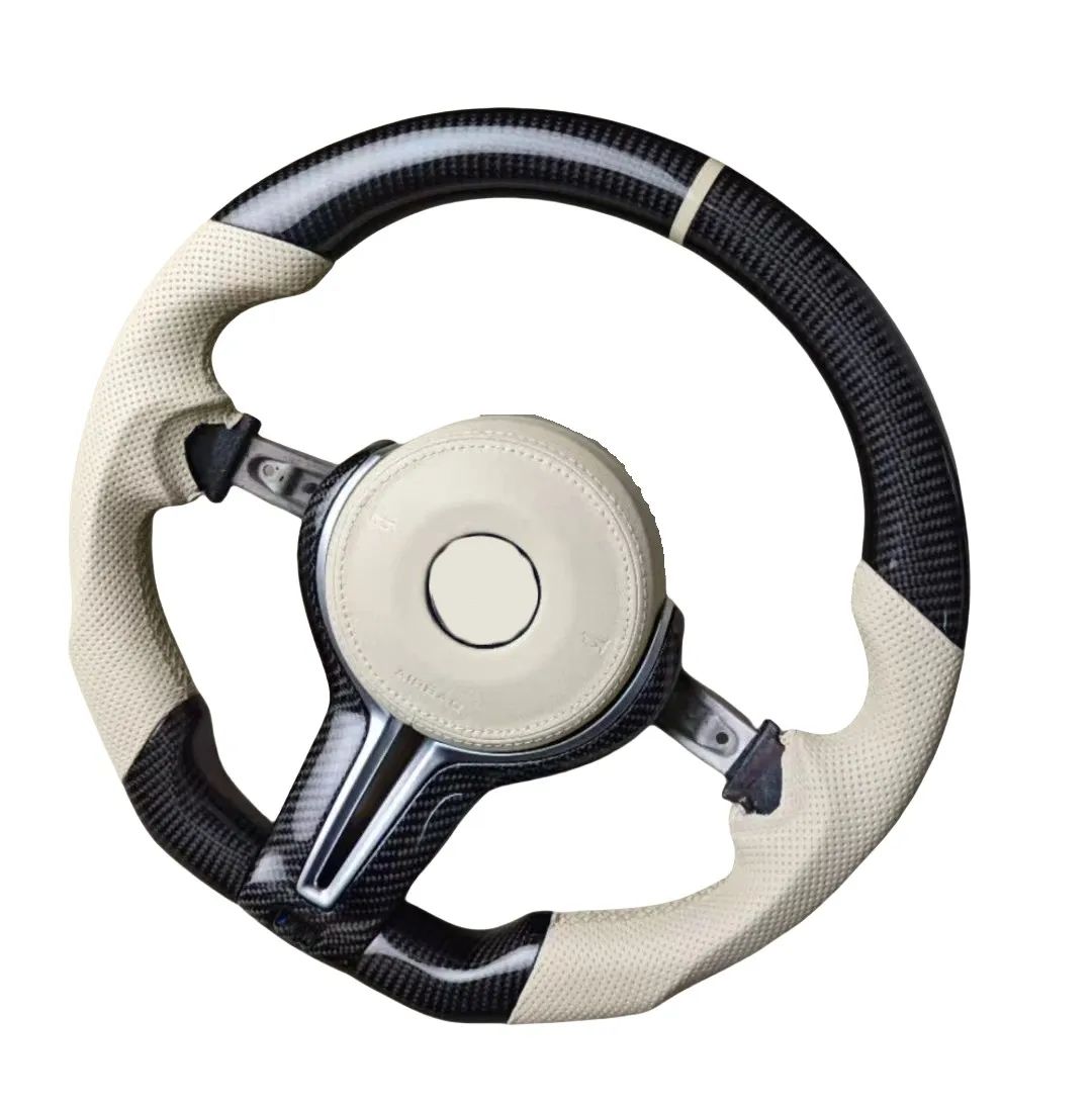 M Performance Carbon Fiber Steering Wheel Fit for F30 F32 F10 F20 F07 F01 E46 E60 E90 M3 M4 M5 Leather Steering Wheel
M Performance Carbon Fiber Steering Wheel Fit for F30 F32 F10 F20 F07 F01 E46 E60 E90 M3 M4 M5 Leather Steering Wheel