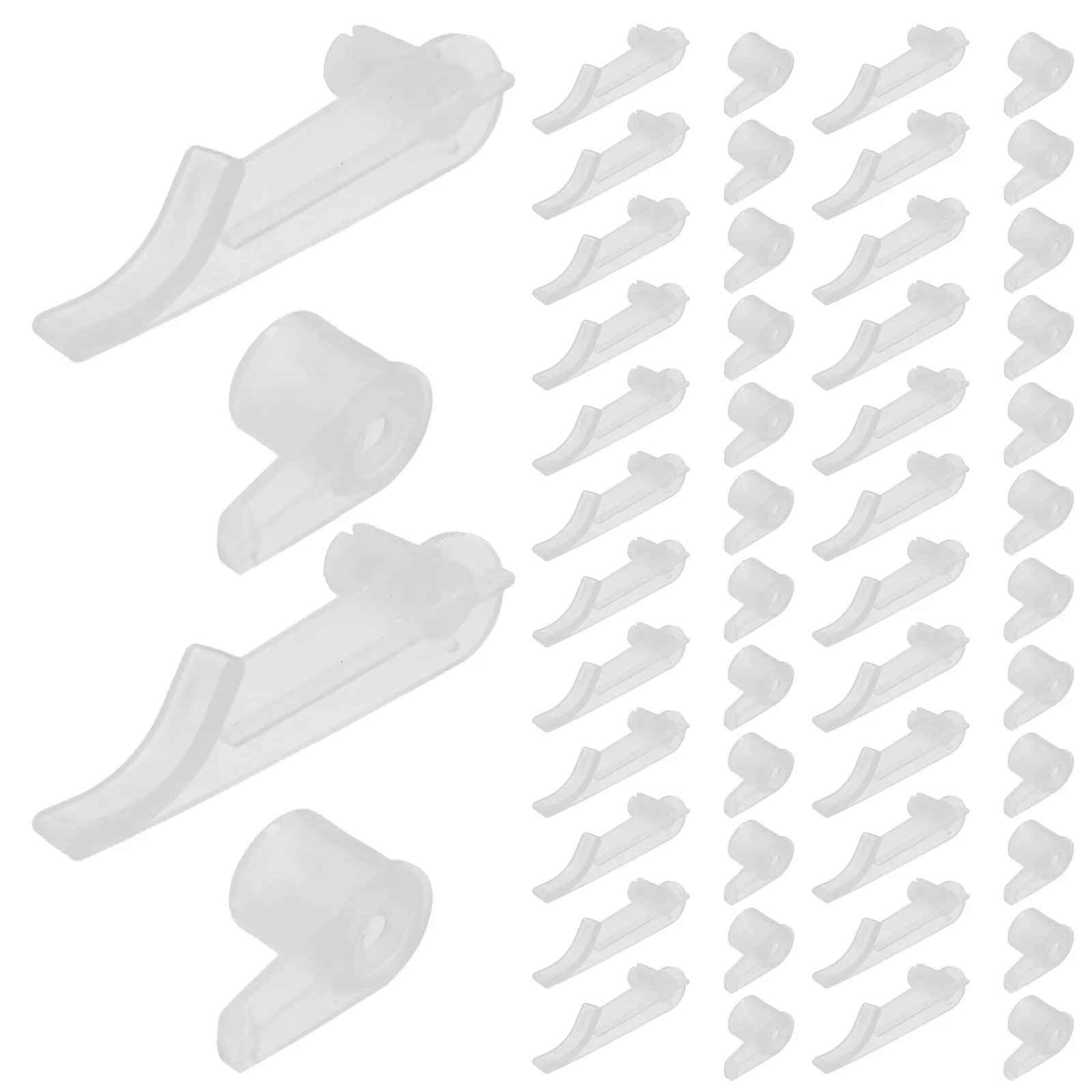 100Pcs Plastic Fixed Buckle Ceiling Light Clips Flush Mount Lamp Shade Holder Mounting Brackets for LED Fixture Accessories