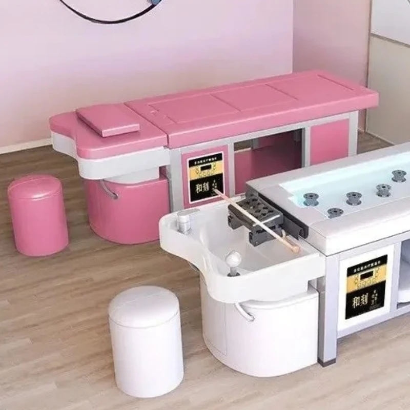Fashion Lying Thai Light Luxury Chair Head Spa Japanese Treatment Shampoo Chair Water Therapy Chaise Coiffure Salon Furniture
Fashion Lying Thai Light Luxury Chair Head Spa Japanese Treatment Shampoo Chair Water Therapy Chaise Coiffure Salon Furniture
