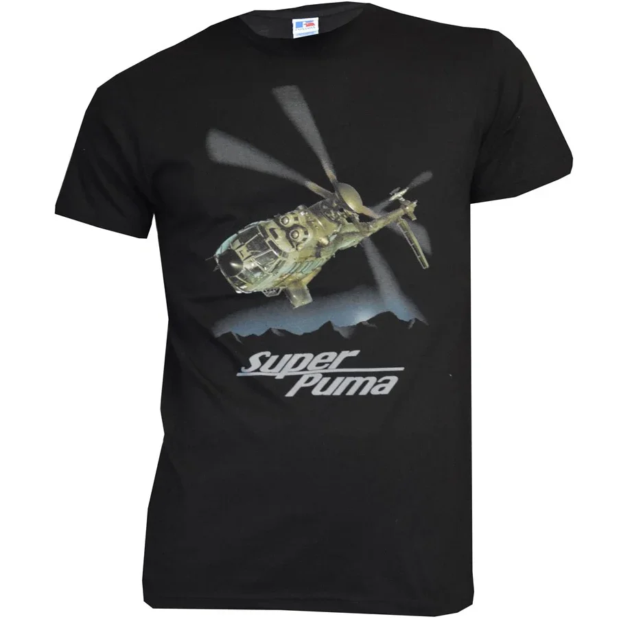 AS332 Superpuma Helicopter T-Shirt 100% Cotton O-Neck Summer Short Sleeve Casual Mens T-shirt Size S-3XL
AS332 Superpuma Helicopter T-Shirt 100% Cotton O-Neck Summer Short Sleeve Casual Mens T-shirt Size S-3XL