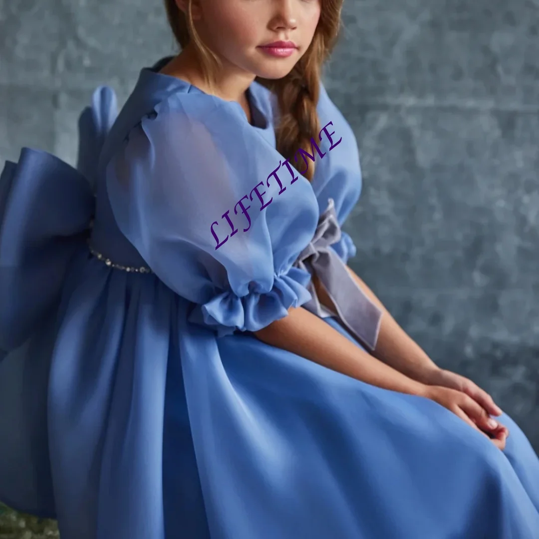 CustomizedSimple Elegant Puffy Sleeve Tea-length A-line Tulle Gurls Dresses For Daily Life Cute Sweet Bow Kids Princess Gown Dan
CustomizedSimple Elegant Puffy Sleeve Tea-length A-line Tulle Gurls Dresses For Daily Life Cute Sweet Bow Kids Princess Gown Dan