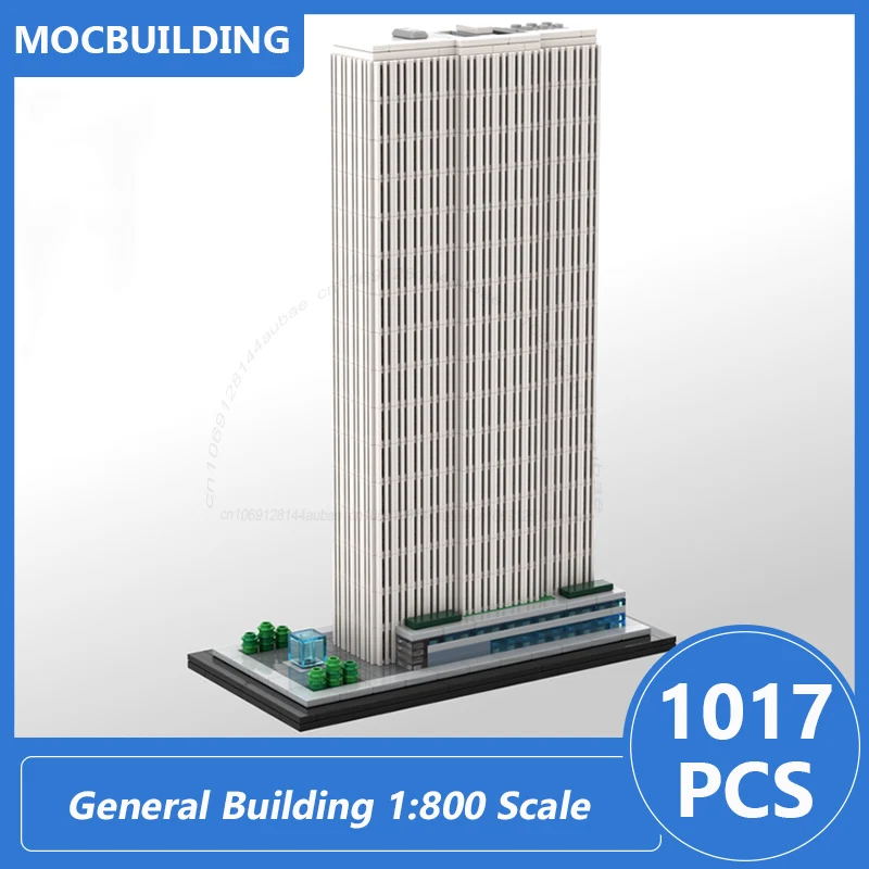 General Building 1:800 Scale Manhattan Architecture Model MOC Blocks DIY Assemble Bricks Display Collection Toys Gifts 1017PCS
General Building 1:800 Scale Manhattan Architecture Model MOC Blocks DIY Assemble Bricks Display Collection Toys Gifts 1017PCS
