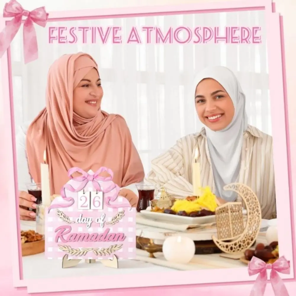 Wooden Ramadan Countdown Calendar Handmade Festival Eid Mubarak Ornament Decorative Funny Ramadan Advent Calendar
Wooden Ramadan Countdown Calendar Handmade Festival Eid Mubarak Ornament Decorative Funny Ramadan Advent Calendar