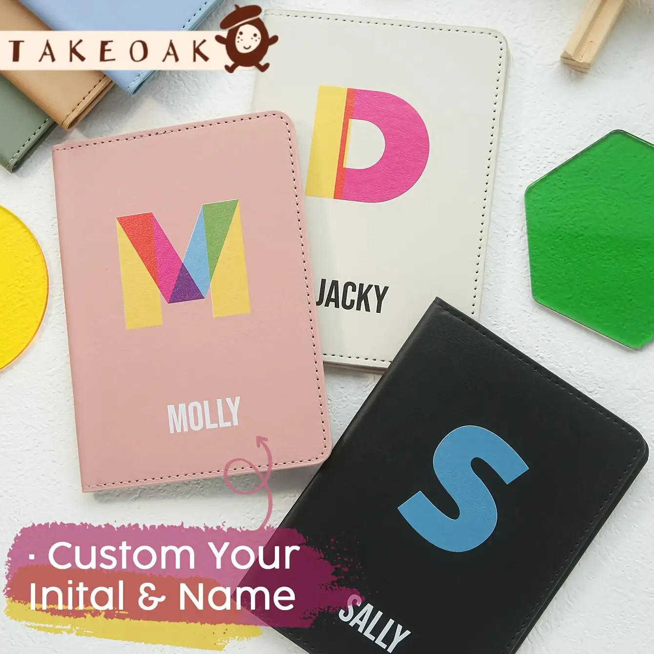 Personalized Color Geometric Monogram Initial & Custom Name Leather Passport Holder Solid Matte Travel Passport Wallet Custom
Personalized Color Geometric Monogram Initial & Custom Name Leather Passport Holder Solid Matte Travel Passport Wallet Custom