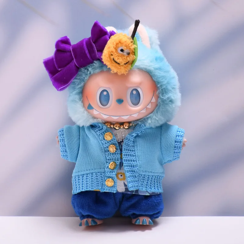 17CM Pendant Labubu Doll 1st 2nd and 3rd Generation Labubu Doll Accessories Outfit Doll Clothes Bee Cardigan Set
17CM Pendant Labubu Doll 1st 2nd and 3rd Generation Labubu Doll Accessories Outfit Doll Clothes Bee Cardigan Set