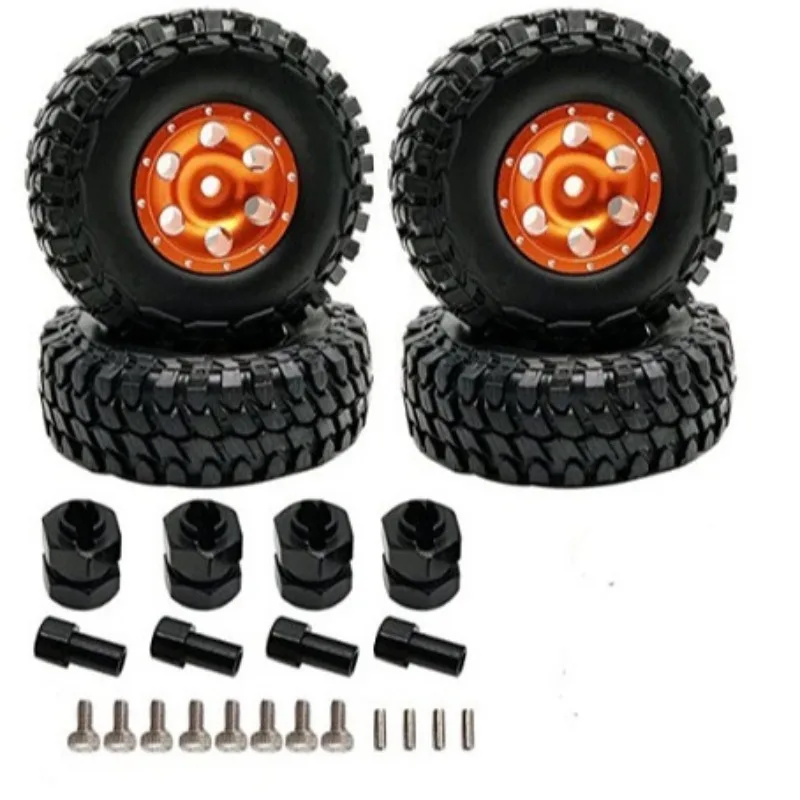 4Pc 1.0" Metal Beadlock Wheel Rim Rubber Tires Gift Hex for RC 1/24 Axial SCX24 C10 90081 AXI00001 AXI00002 Micro Crawler Car
4Pc 1.0" Metal Beadlock Wheel Rim Rubber Tires Gift Hex for RC 1/24 Axial SCX24 C10 90081 AXI00001 AXI00002 Micro Crawler Car