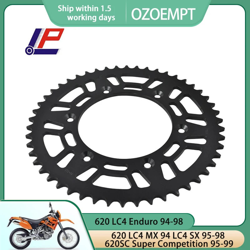 Задняя звездочка для мотоцикла OZOEMPT 520-50T, подходит для LC4 Enduro 94-98 620 LC4 MX 94 LC4 SX 95-98 620SC, суперсоревнование 95-99
Задняя звездочка для мотоцикла OZOEMPT 520-50T, подходит для LC4 Enduro 94-98 620 LC4 MX 94 LC4 SX 95-98 620SC, суперсоревнование 95-99