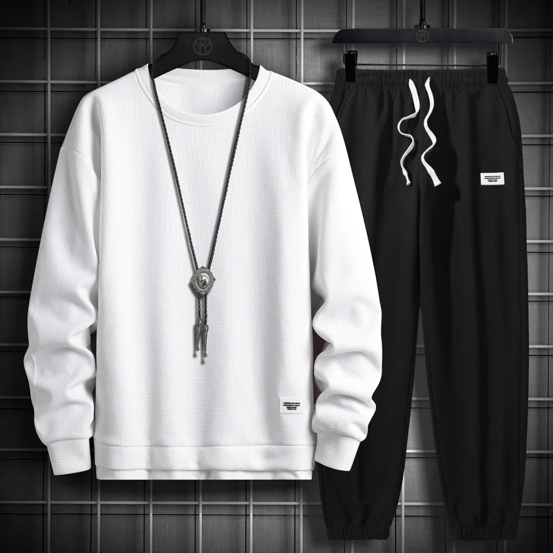 Solid Color Sweatshirt Men Harajuku Hoodies O Neck long Sleeve Casual Sweatshirt Mens Pullover Tops Streetwear Pant Man Set
Solid Color Sweatshirt Men Harajuku Hoodies O Neck long Sleeve Casual Sweatshirt Mens Pullover Tops Streetwear Pant Man Set