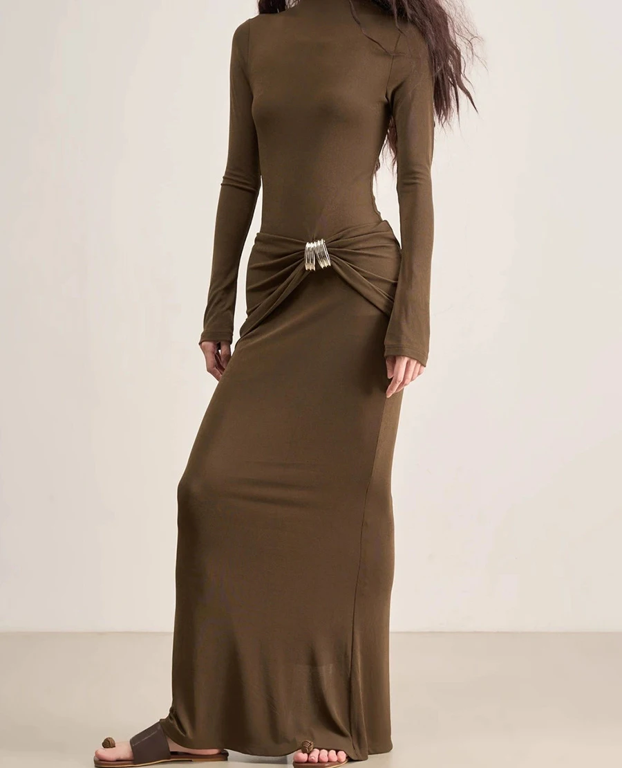 Новое роскошное женское платье с неровным подолом 2025, круглый вырез, длинные рукава, металлическая пряжка, элегантное вечернее платье-GZXXX396
Новое роскошное женское платье с неровным подолом 2025, круглый вырез, длинные рукава, металлическая пряжка, элегантное вечернее платье-GZXXX396