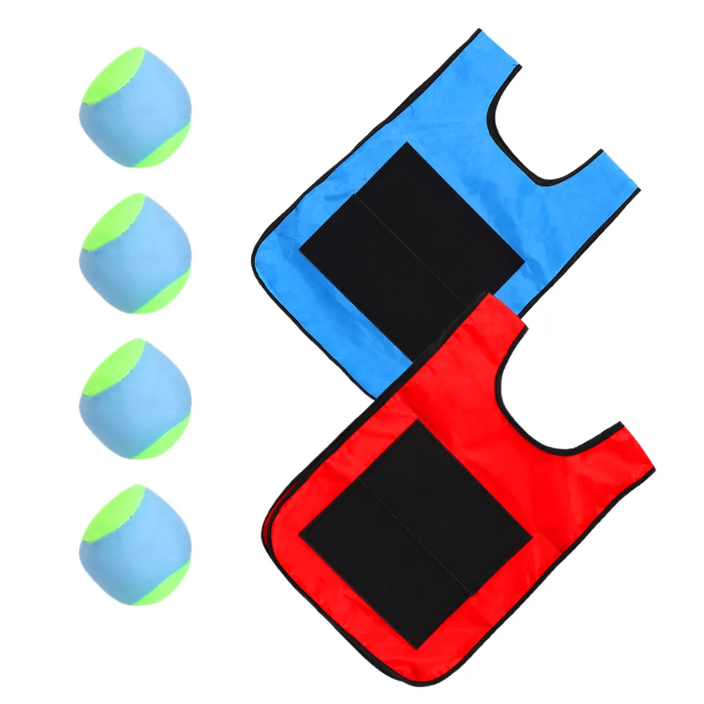 2Set Kids Sticky Ball Vest Parent Child Interactive Catch Game Indoor Outdoor Sticky Vest Set Throwing Catching Concentration
2Set Kids Sticky Ball Vest Parent Child Interactive Catch Game Indoor Outdoor Sticky Vest Set Throwing Catching Concentration