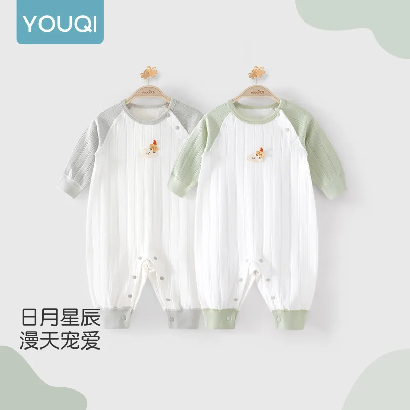 【Youqi】Chinese Baby Romper, Class a Pure Cotton Long-Sleeve Summer Thin Newborn Jumpsuit, Baby Pajamas, Crawling Suit
【Youqi】Chinese Baby Romper, Class a Pure Cotton Long-Sleeve Summer Thin Newborn Jumpsuit, Baby Pajamas, Crawling Suit