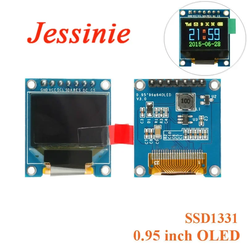 0,95-дюймовый OLED HD ЖК-экран Модуль дисплея 0,95 "96x64 SSD1331 Контроллер 7-контактное разрешение 96*64 Полноцветный для Arduino DIY SPI
0,95-дюймовый OLED HD ЖК-экран Модуль дисплея 0,95 "96x64 SSD1331 Контроллер 7-контактное разрешение 96*64 Полноцветный для Arduino DIY SPI