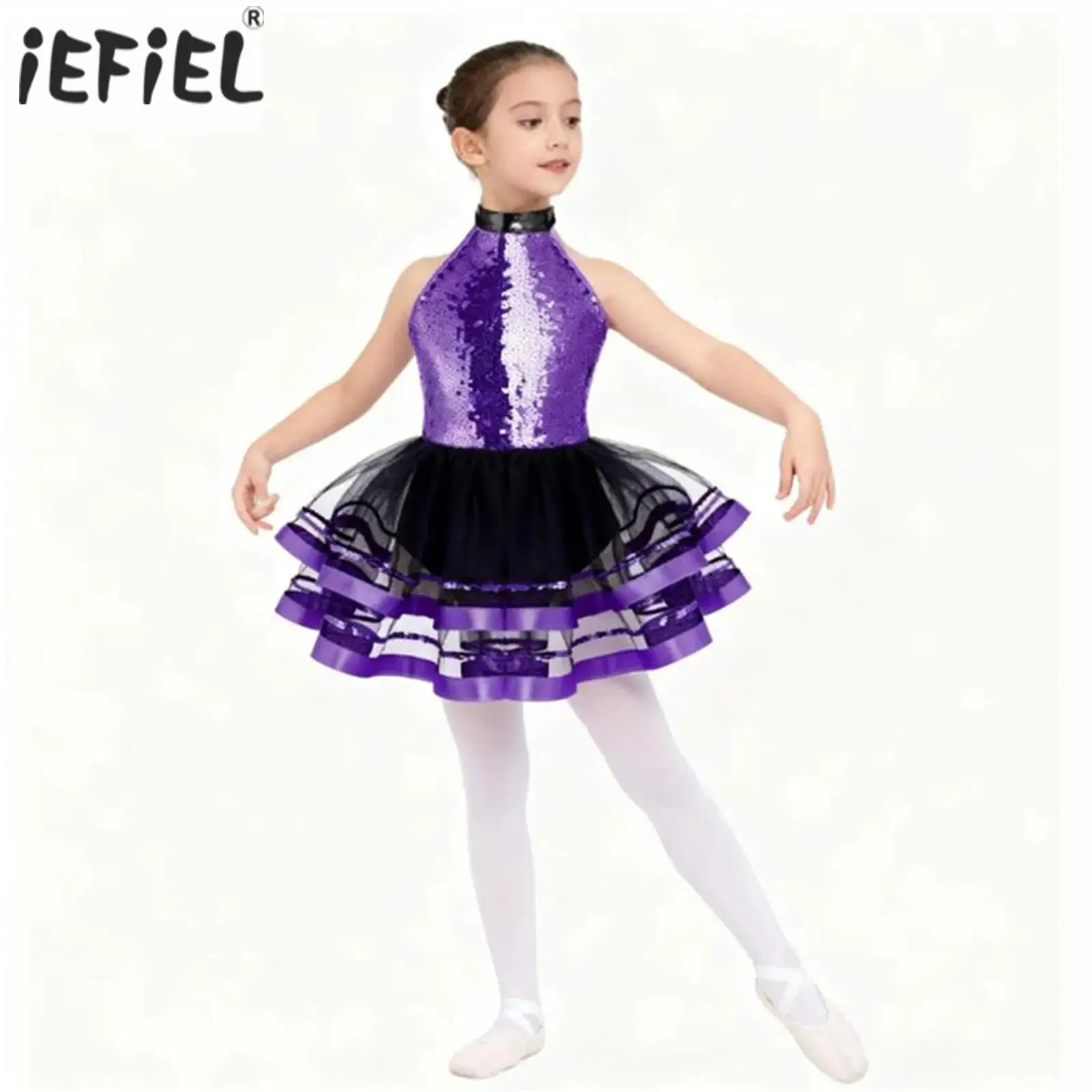 Детское стильное платье-пачка для бальных танцев
Детское стильное платье-пачка для бальных танцев