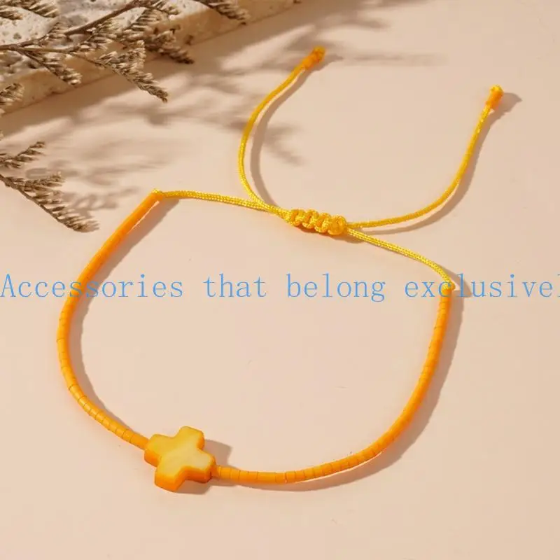 31BB Elegant Rainbow Crosses Charm Bohemian Beaded Adjustable Bracelet Unisex Wear
31BB Elegant Rainbow Crosses Charm Bohemian Beaded Adjustable Bracelet Unisex Wear