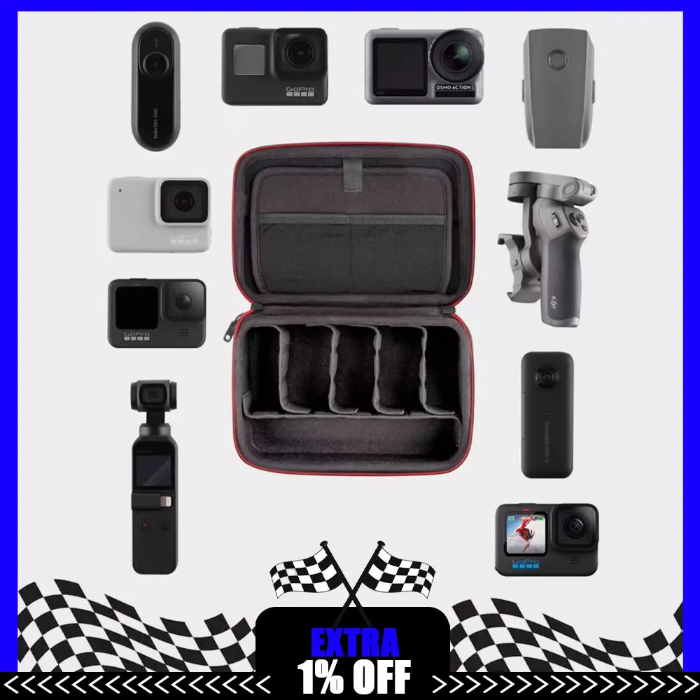 Водонепроницаемый портативный чехол-кейс PGYTECH для экшн-камеры Osmo, совместимый с DJI Osmo Pocket/Pocket 2/Pocket 3
Водонепроницаемый портативный чехол-кейс PGYTECH для экшн-камеры Osmo, совместимый с DJI Osmo Pocket/Pocket 2/Pocket 3