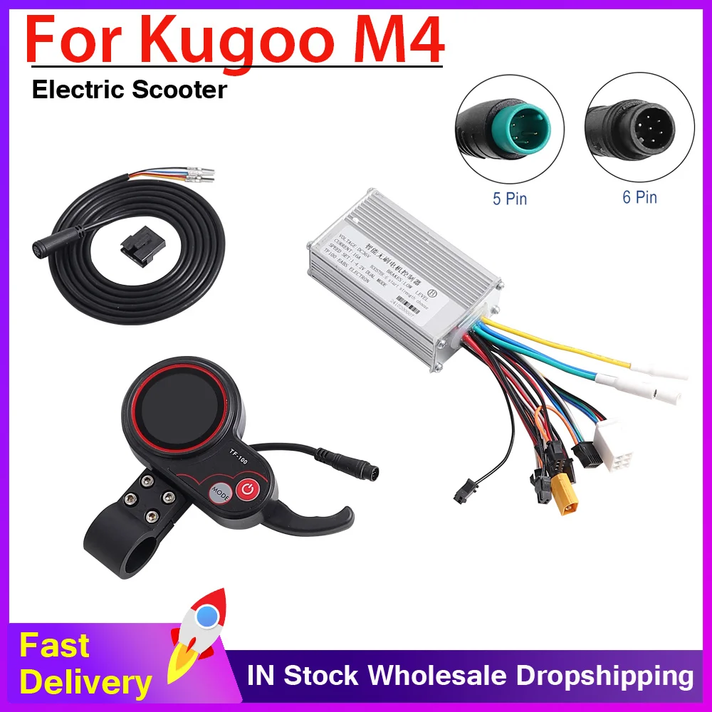 TF100 5pin 6pin Dashboard Controller Display for Kugoo M4 Electric Scooter 36V 16A Brushless Intelligent Motor Controller
TF100 5pin 6pin Dashboard Controller Display for Kugoo M4 Electric Scooter 36V 16A Brushless Intelligent Motor Controller
