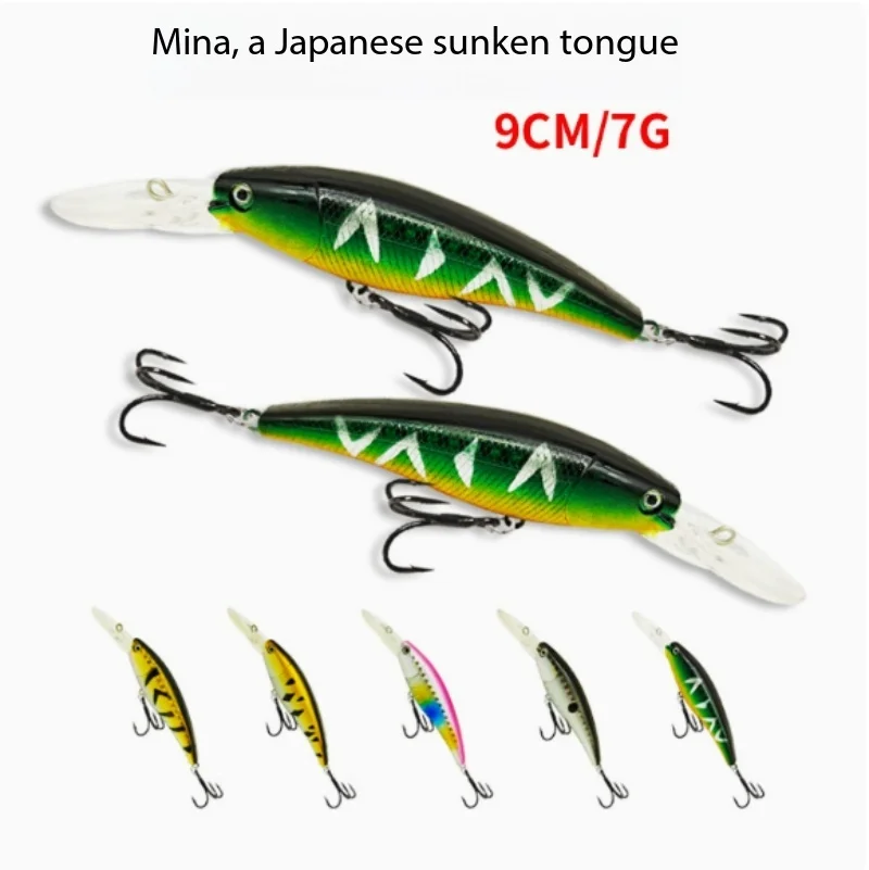 Long Cast Floating Deep Diving Minnow Lure Full Depth Topwater Bait For Bass Perch Striped Bass Fishing
Long Cast Floating Deep Diving Minnow Lure Full Depth Topwater Bait For Bass Perch Striped Bass Fishing