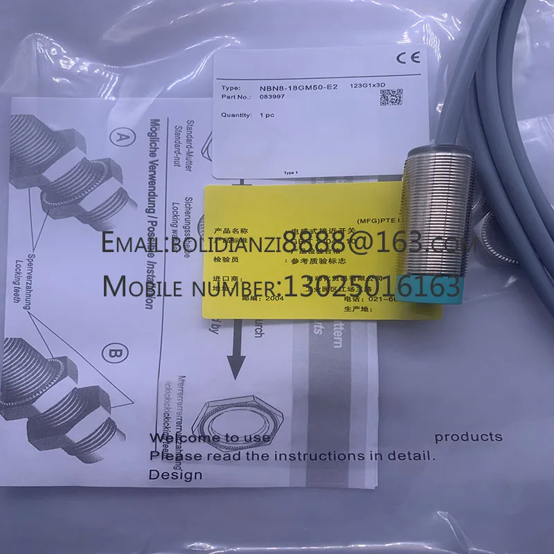 Inductive sensor NBN40-L2M-E0-V1 NBN40-L2M-E2-V1 Proximity switch Brand New Original
Inductive sensor NBN40-L2M-E0-V1 NBN40-L2M-E2-V1 Proximity switch Brand New Original
