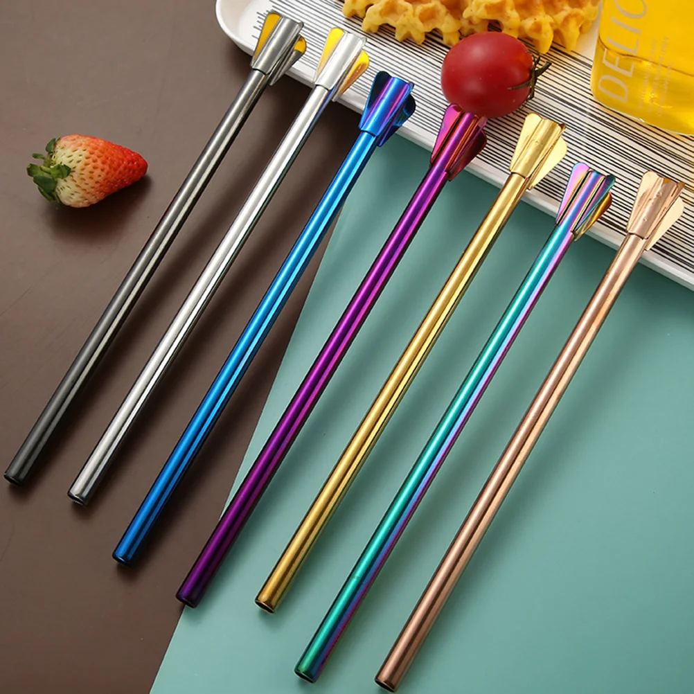 7Pcs Stainless Steel Straws And Stirrers For Beverages Durable Reusable Easy To Clean Perfect For Parties Hiking Multiple Colors
7Pcs Stainless Steel Straws And Stirrers For Beverages Durable Reusable Easy To Clean Perfect For Parties Hiking Multiple Colors