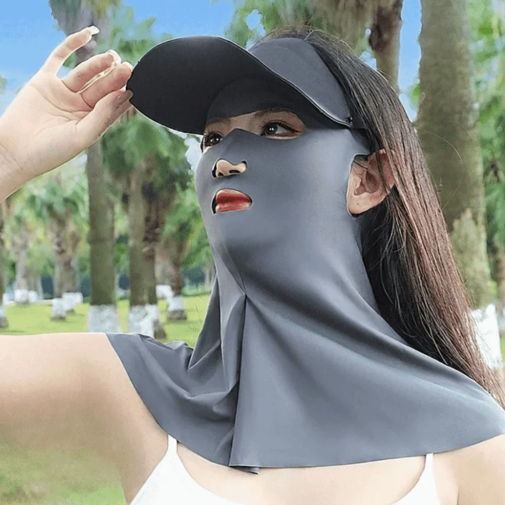 Simple Sun Protection Ice Silk Face Veil Solid Color Polyester Sunscreen Mask Full Face Breathable Neck Wrap Male
Simple Sun Protection Ice Silk Face Veil Solid Color Polyester Sunscreen Mask Full Face Breathable Neck Wrap Male