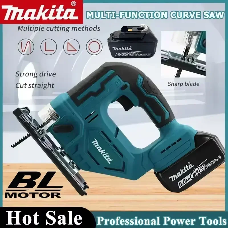 Makita DJV182Z 18V Brushless 340W Jigsaw Electric Jig with Saw Blade Jigsaw without Battery DJV182C ordless Barrel Handle
Makita DJV182Z 18V Brushless 340W Jigsaw Electric Jig with Saw Blade Jigsaw without Battery DJV182C ordless Barrel Handle